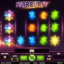 PowerUp Casino - Starburst Slot Game